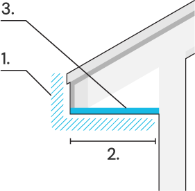 Icon of overhang and soffit