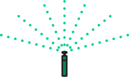 icon of a sprinkler